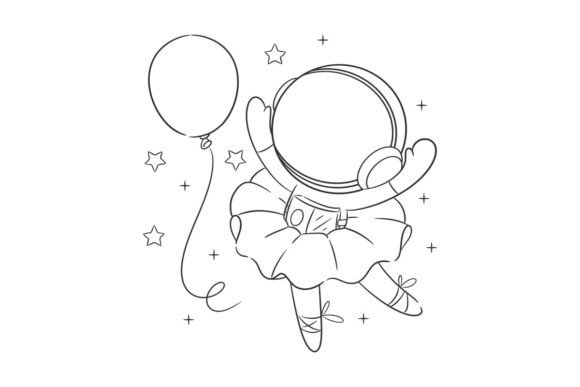 Astronaut is Dancing Happily: A Font with Cosmic Energy