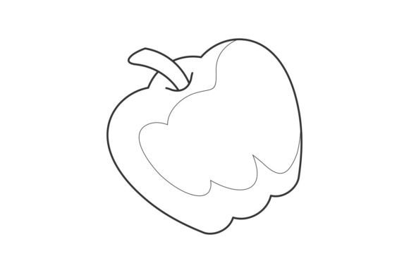 Cartoon Style Apple Design Line Style: A Playful Font Guide
