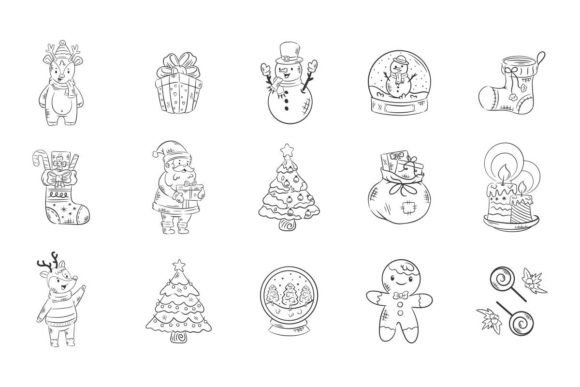 Christmas Vector Icons: A New Year Design Essential