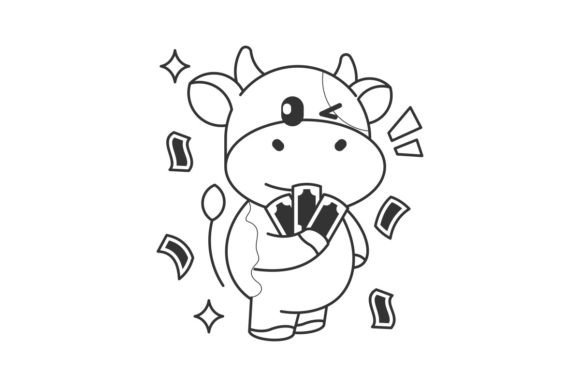 Exploring the Charm of Cute Cow Has a Lot of Money Line Style