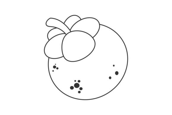 Exploring the Vibrant Appeal of Cartoon Style Mangosteen Design Line