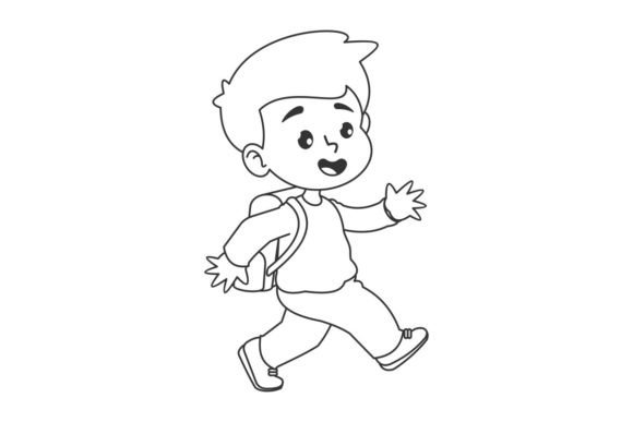 Little Boy Back to School Design Line: Creative Font Uses