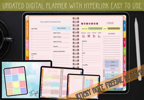Master Your Schedule with an Undated Digital Planner 365 Daily