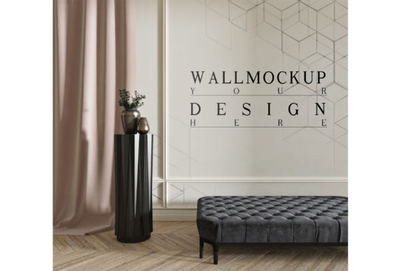 Showcase Your Art in a Modern Classic Living Room Mockup