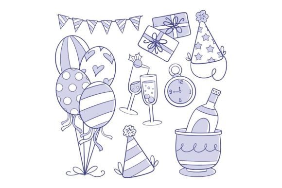 Spark Your Designs: A Guide to New Year Party Elements