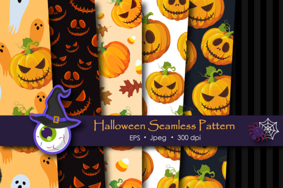 Spooky Style: Using Halloween Pumpkins Pattern in Your Projects