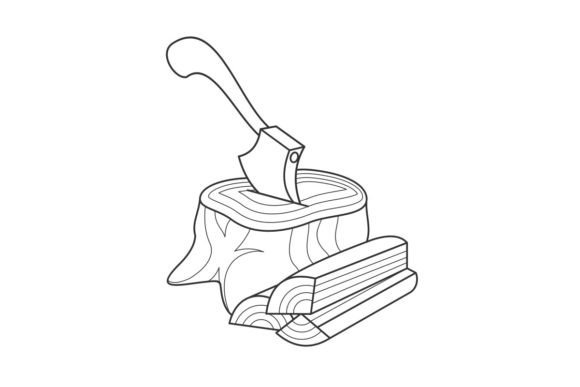 The Ax Got Stuck in a Fallen Tree Trunk: A Font with Rugged Character