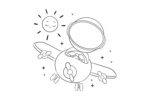 Where to Use the Astronaut Driving a Plane in the Sky Font